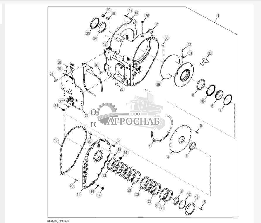 Лебедка (4000) (стандартная скорость) (8-дюймовый барабан) (прямой привод) 